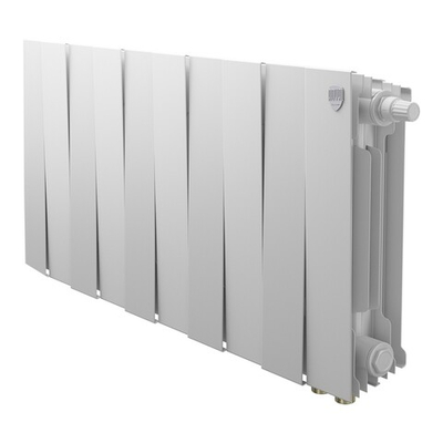 Радиатор биметаллический Royal Thermo PianoForte 300 Bianco Traffico 10 секций VDR (нижнее правое подключение)