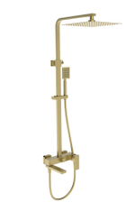 363563-S Душевая система квадрат (НЕРЖ, МАТ. ЗОЛОТО) ViEiR (5/1шт)
