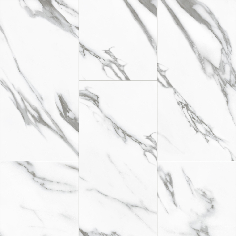 Кварц-виниловая плитка Fargo Stone LVT Мрамор Калакатта 48105-02 фаска