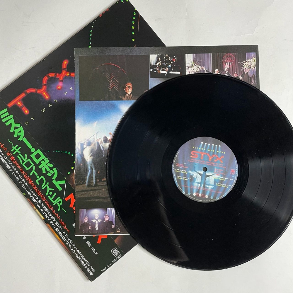Винтажная виниловая пластинка LP Styx Kilroy Was Here (Japan 1983) (Obi) Mr. Roboto
