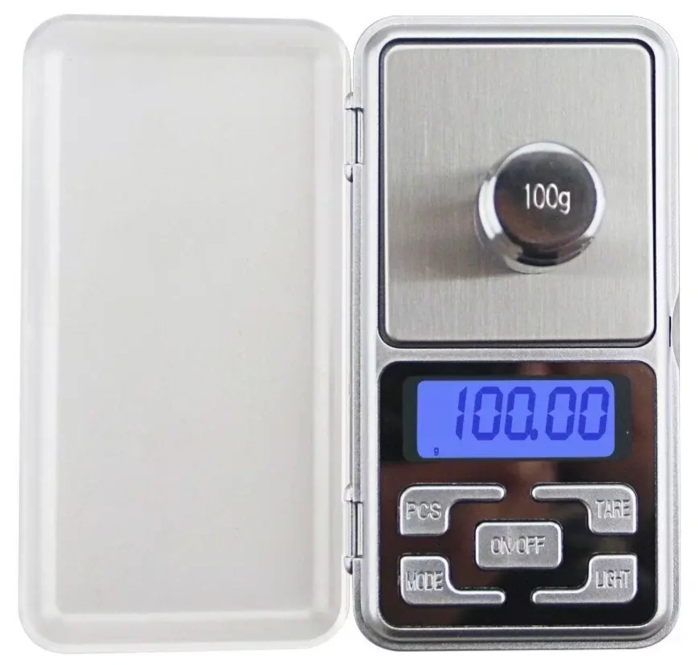 Весы металлические электронные до 200 гр (3*100) №152