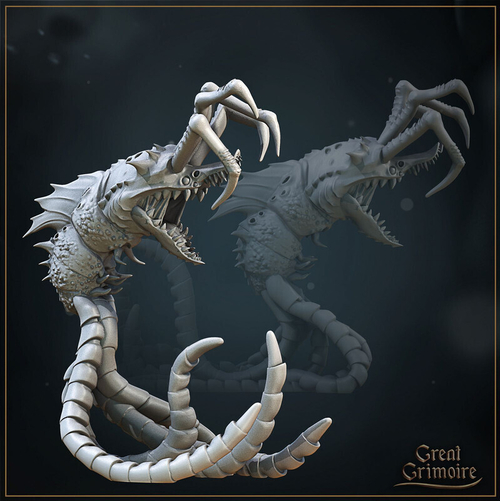 Морское чудовище Монстр Существо миниатюра для dnd, днд, pathfinder, фентези, Настольная игра, НРИ, Варгейм, РПГ