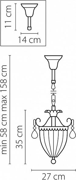 Подвесной светильник Lightstar Schon 790032