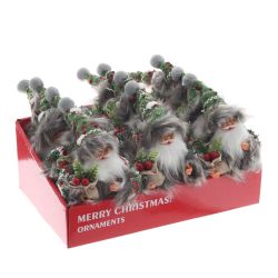 GAEM Дед Мороз подвесной, L12 W6 H18 см (полка 14 см.)