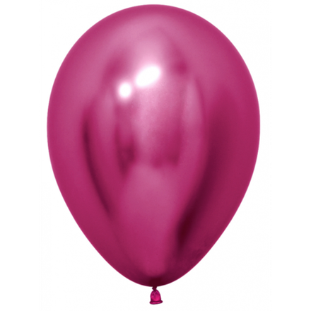 Шар (12''/30 см), Reflex, Зеркальный блеск, Фуше (912), хром, 50 шт.