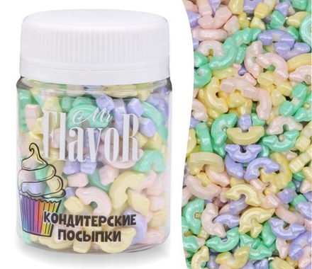 Посыпка Mr.FlavoR "Радуги перламутровые цветные", 50 гр