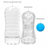 Мужской мастурбатор Planet  с внутренним стимулятором, синий