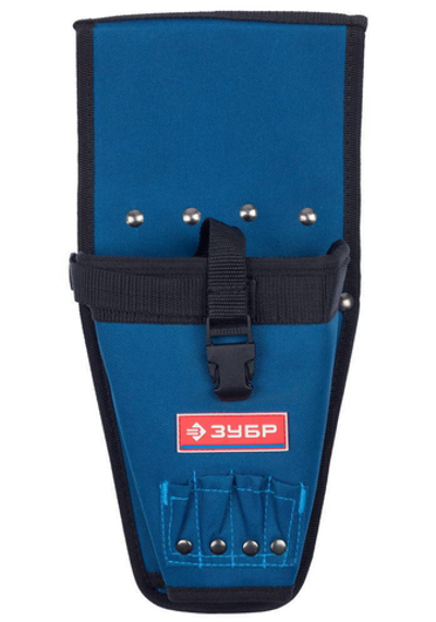 ЗУБР кобура для шуруповерта с отделениями для бит и сверл (38630)