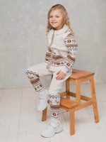 Кофта вязаная на молнии с капюшоном