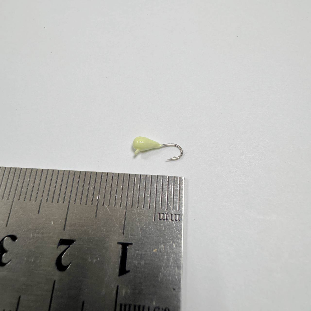 Мормышки фосфор вольфрамовые №2,5 0,24 гр . 0.9мм ( набор 10 штук) цена указана за 1 шту