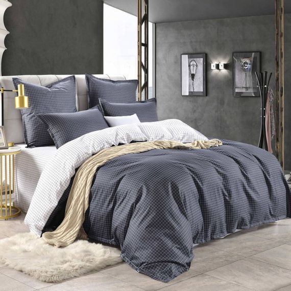 Диксан (черно-белый) КПБ сатин 7Е