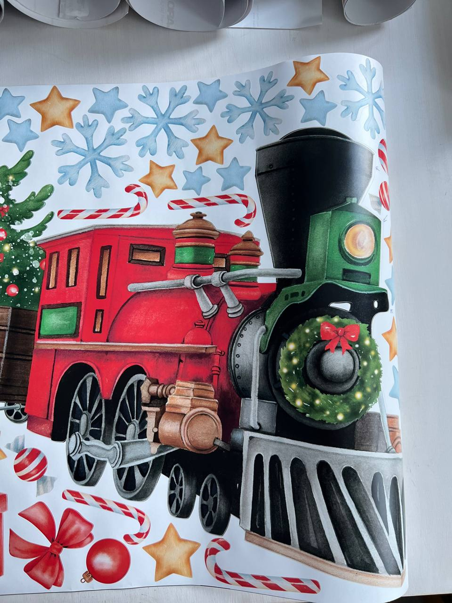 Поезд. уценка. ( двойной рез вокруг некоторых элементов + небольшой контур )