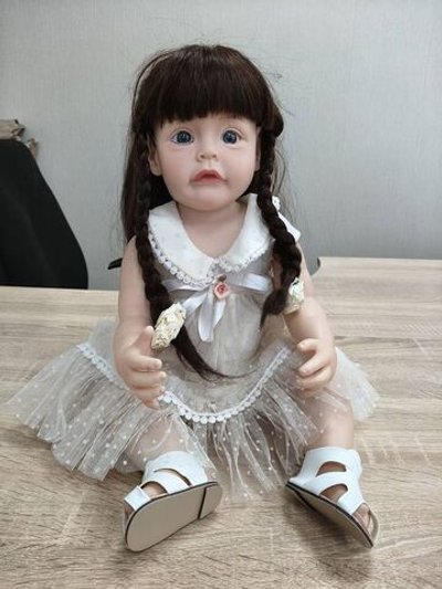 Уценка Кукла Реборн виниловая 55см в пакете (FA-038)
