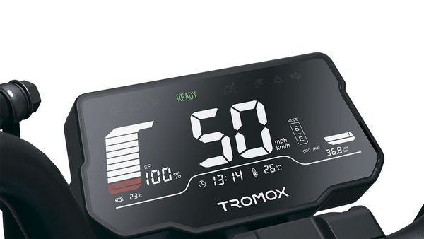 Электропитбайк Tromox Mino (Черный) фото №3