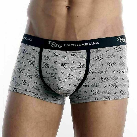 Мужские трусы боксеры серые D&G Grey Boxer