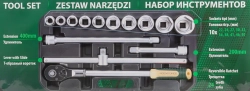 Набор инструментов 14пр.3/4''(6гр.)(22,24,27,30,32,36,38,41,46,50мм) RockForce RF-6151-5