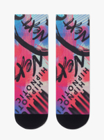 CONTE FANTASY Плотные носки с черным мыском и рисунком «Hipnotic»