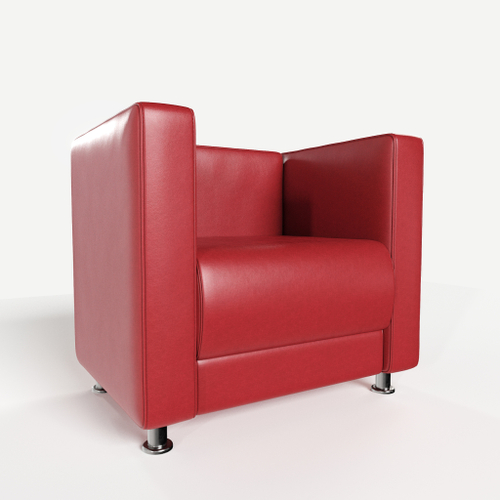 Кресло для офиса Пауза A16 (Красный)