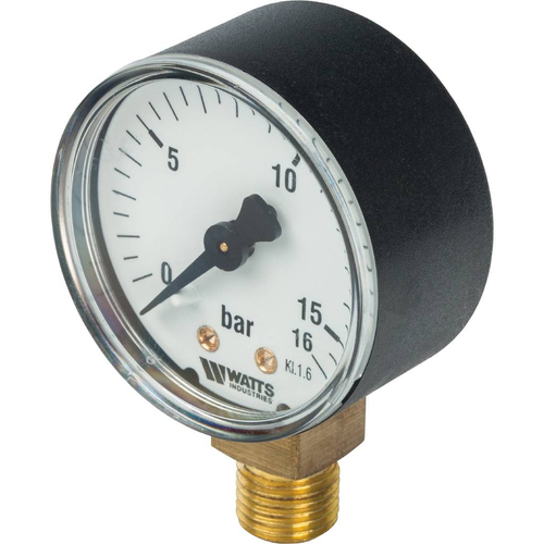 Манометр радиальный WATTS 16 бар 1/4" D50 (F+R200)