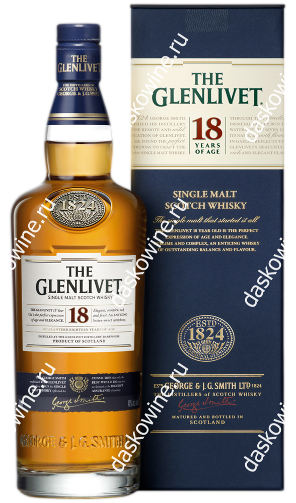 Виски Гленливет 18 лет п/у