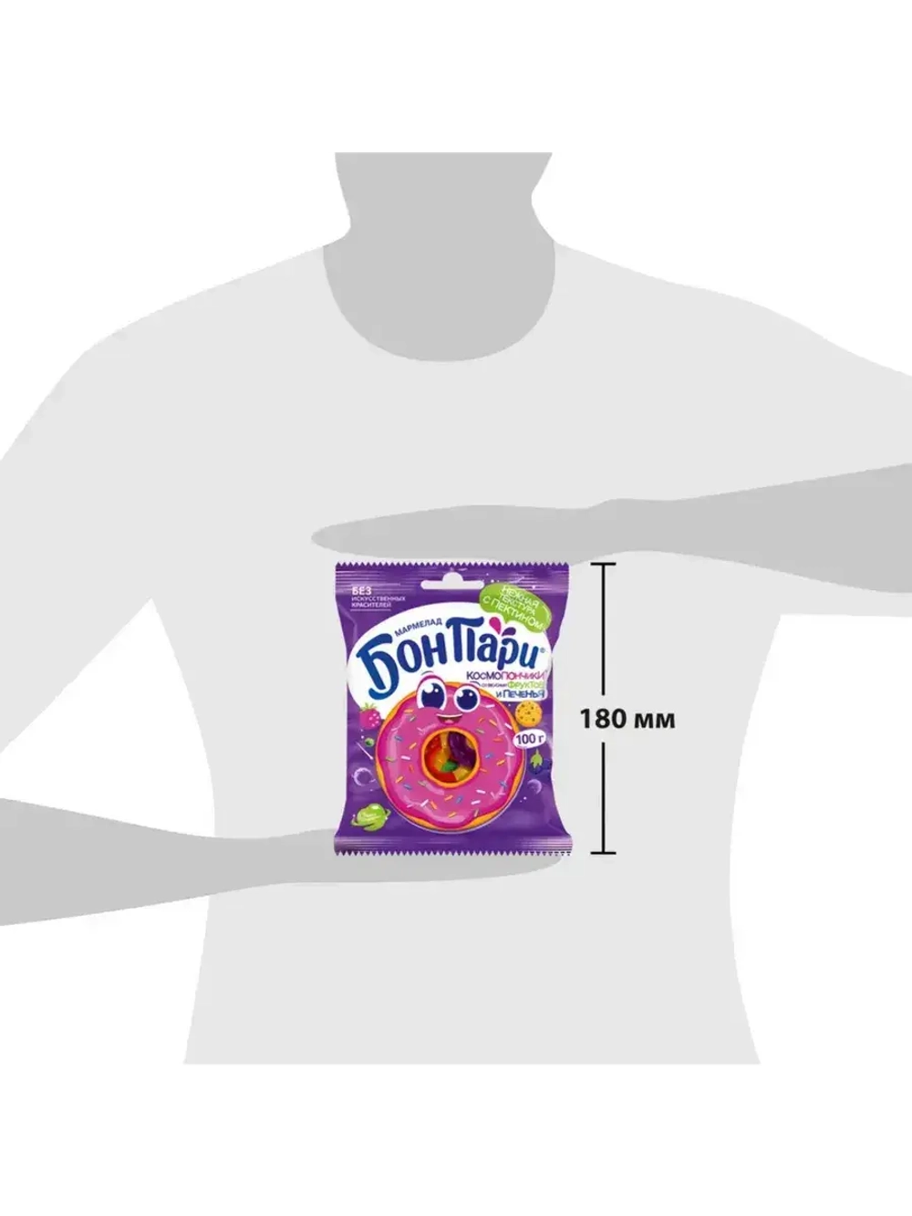 Мармелад Бон Пари Мармел-Айс, КосмоПончики 100 г * 2 шт