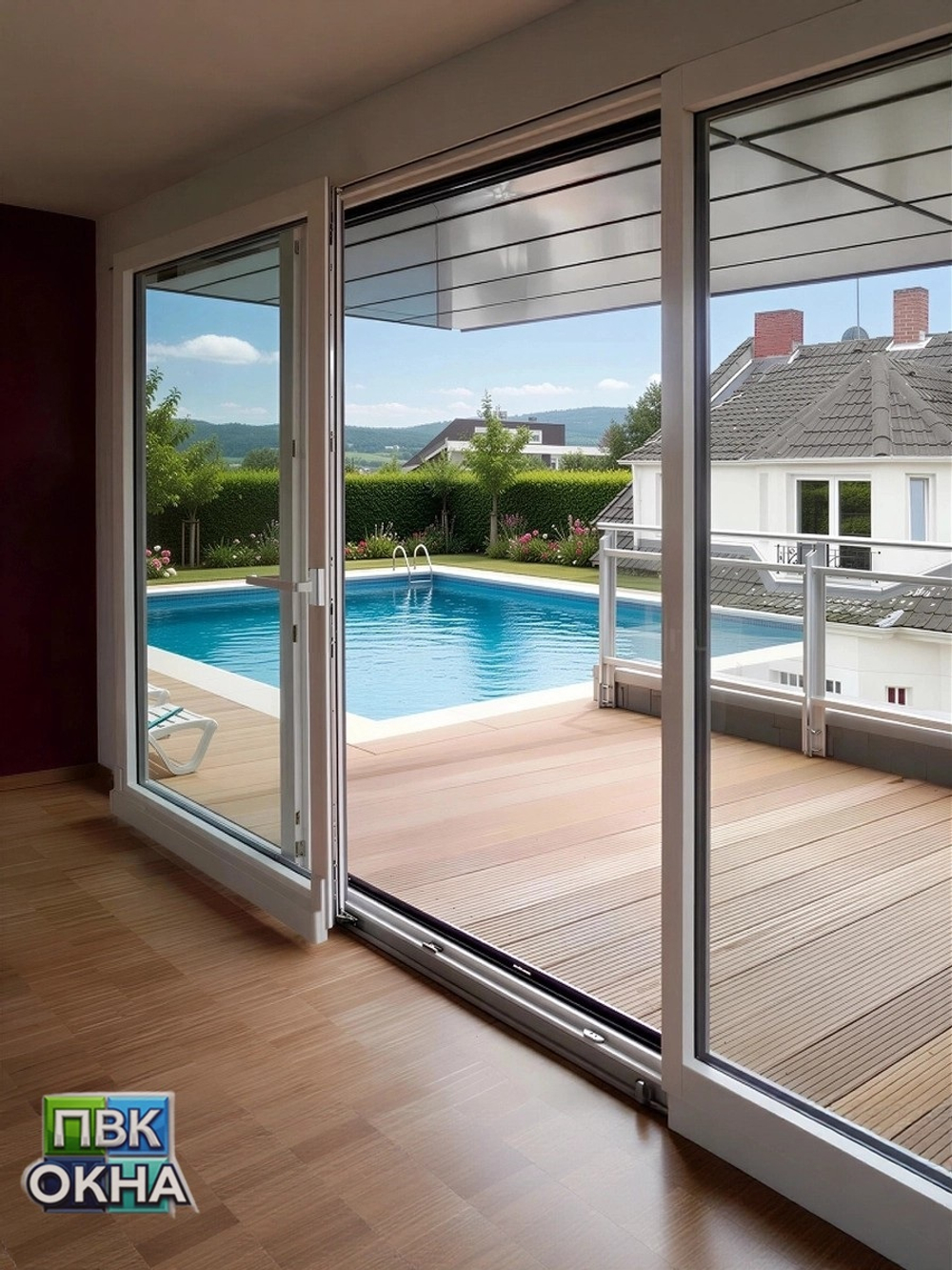 Раздвижные двери PSK-портал KBE Expert 70мм 5 камер