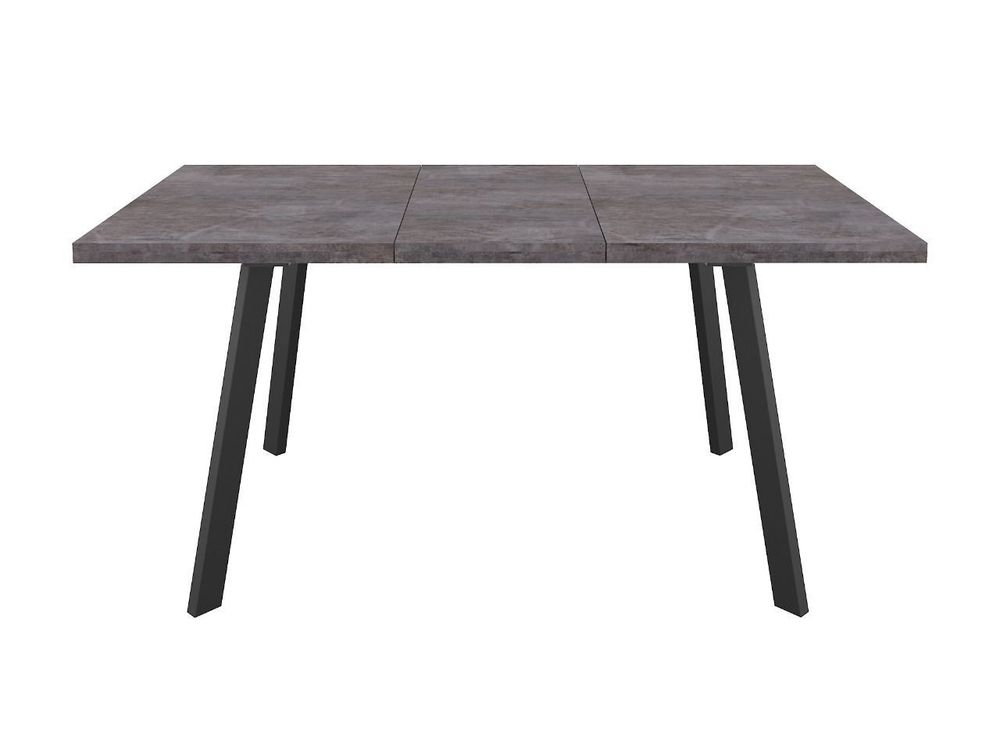 Стол кухонный обеденный раздвижной Дуб Табачный/Чёрный, МИЛАН, 138х80х75,5 см