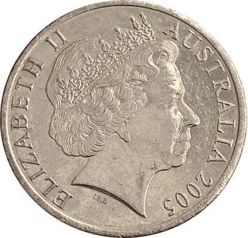 20 центов 2005 Австралия «60 лет со дня окончания Второй Мировой войны»