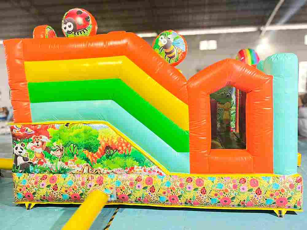 Коммерческий надувной батут «Друзья-зверята 2», 4*4*3 м
