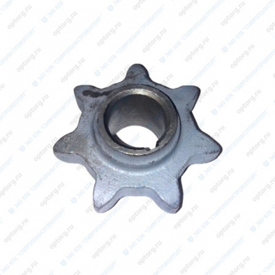 Звездочка РСМ-10.01.05.201А (z=7, t=38, d=35мм) привода шнеков зернового и колосового элеваторов