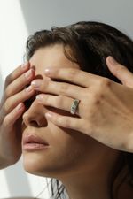 Кольцо Crystal Round с опалом