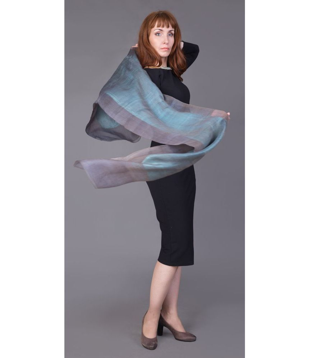 Шаль 45х210 Ysabel Y13 Франция вид