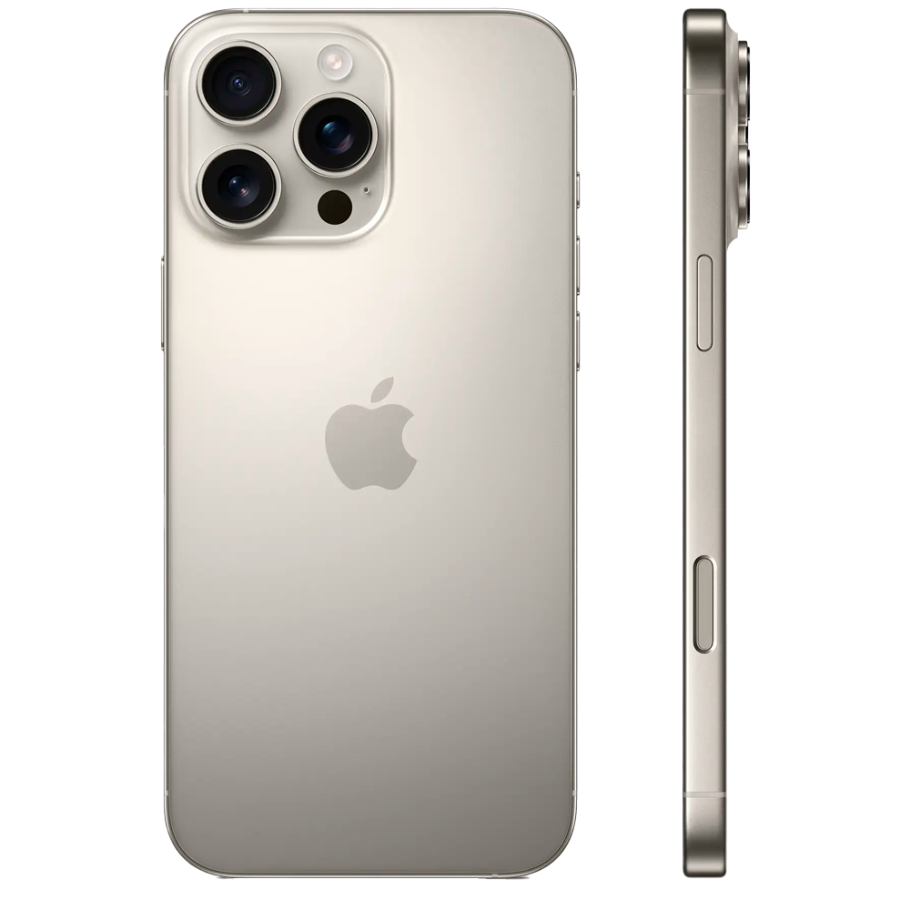 Смартфон Apple iPhone 16 Pro Max 256GB, Nano-SIM + eSIM, Natural Titanium (Натуральный титановый)