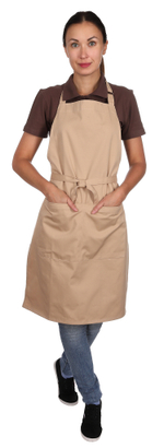 Фартук «Гриль» бежевый хлопок
