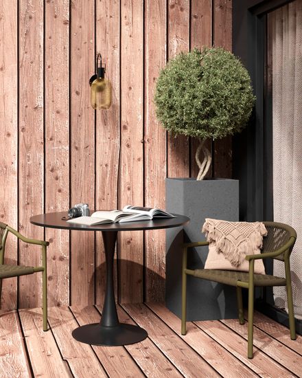 Уличный, металический Стул Wind зелёный