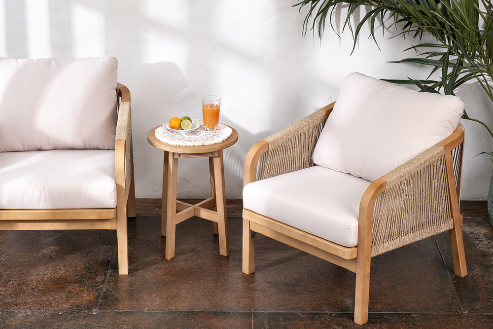 Кофейный комплект из акации RIMINI