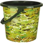 Ведро Камуфляж 10л пластиковое Мультикам (Арт. ВР-7808) НС