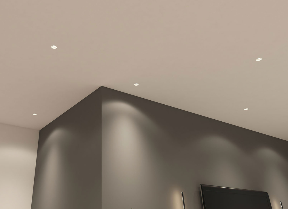 DK3055-WH Встраиваемый светильник под шпатлевку Vibi, GU5.3, LED, белый, пластик