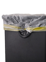 Ведро мусорное с ёршиком, внутр ведро, туалетная бумага, JAH-532, 7л (белый)