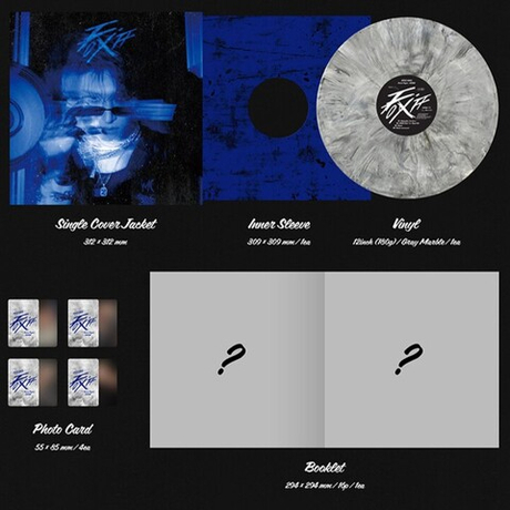 Альбом MINGI (ATEEZ) - FIX OFF Desire Project : ORIGIN [180g Gray Marbled LP]