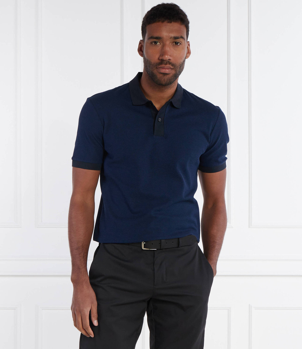 Поло Phillipson BOSS BLACK - темно-синий(50513580)