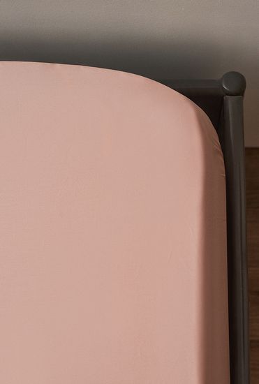 Простыня из премиального сатина цвета пыльной розы из коллекции essential, 240х270 см