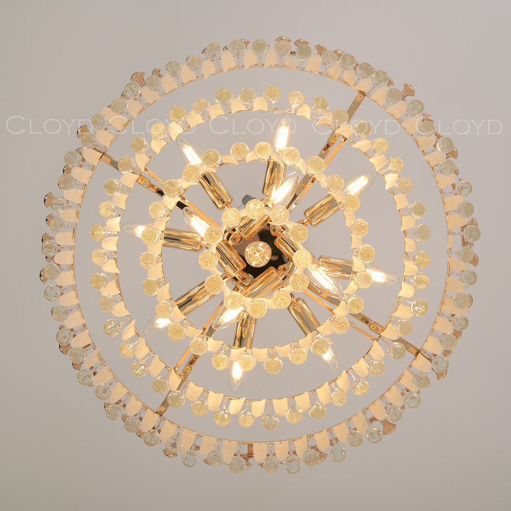 Люстра Cloyd CAPULETTI C13 / Ø63 см - золото (арт.11284)