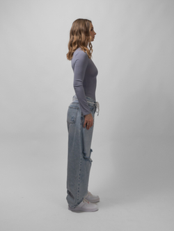 Лонгслив женский Skin Line (Grey)