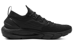 Under Armour HOVR Phantom 2 CN sports comfort fabric shock absorption, non-slip, wear-resistant, breathable, lightweight, low-cut casual running shoes men's black