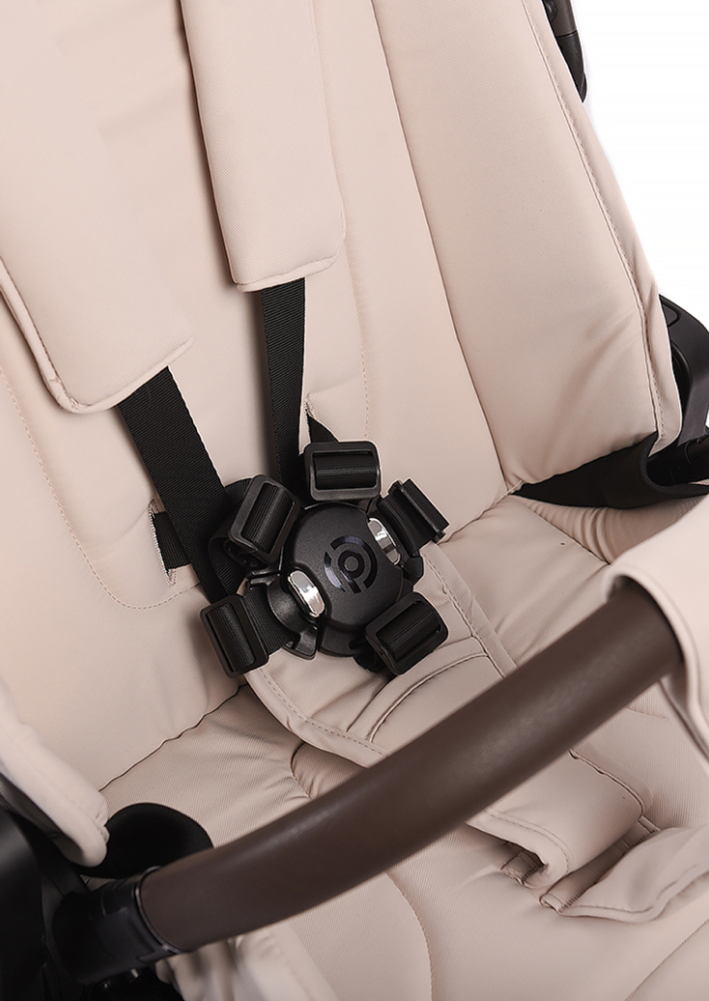 Peppy Коляска детская Monaco thermo 2 в 1 Beige (бежевый), рама серо-коричневая