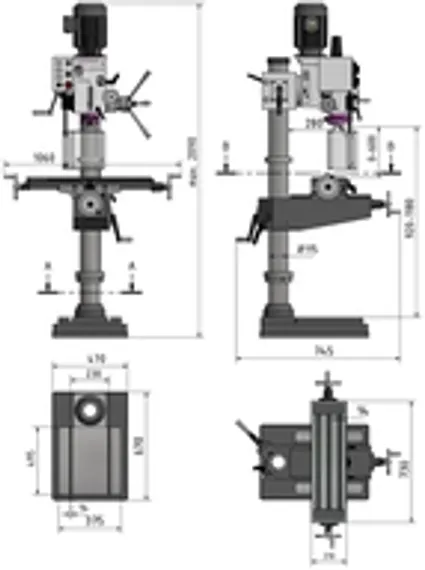 Ролик вертикальный боковой PILOUS KB 400