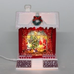 Сувенир с подсветкой «Новогодняя ночь» 13.5*8*19.5 см (питание от USB и батареек)