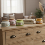 Свеча ароматическая Frövi, вишня и фрезия, соевый воск