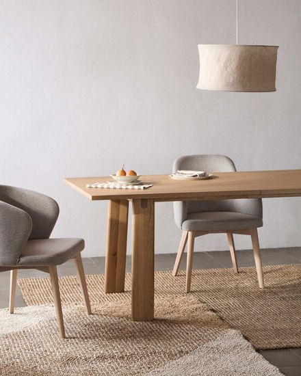 Arlen Раздвижной стол из массива дуба и шпона с отделкой ореха 200(250) 95 см Испания 